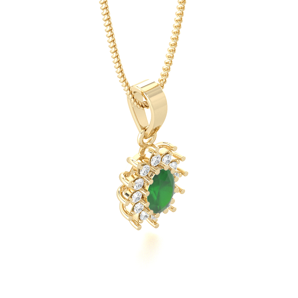 Lovely Ladaliya Green Emerald