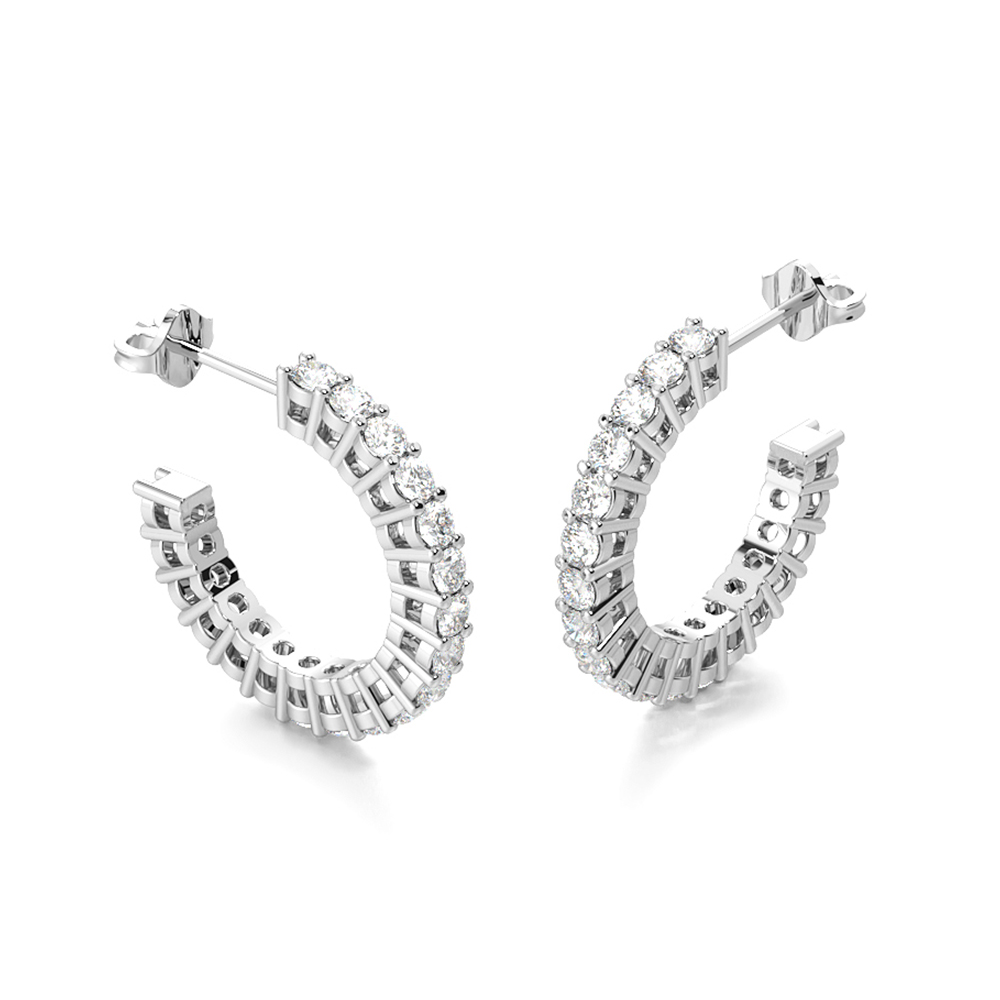 CamelliaHoop Earrings