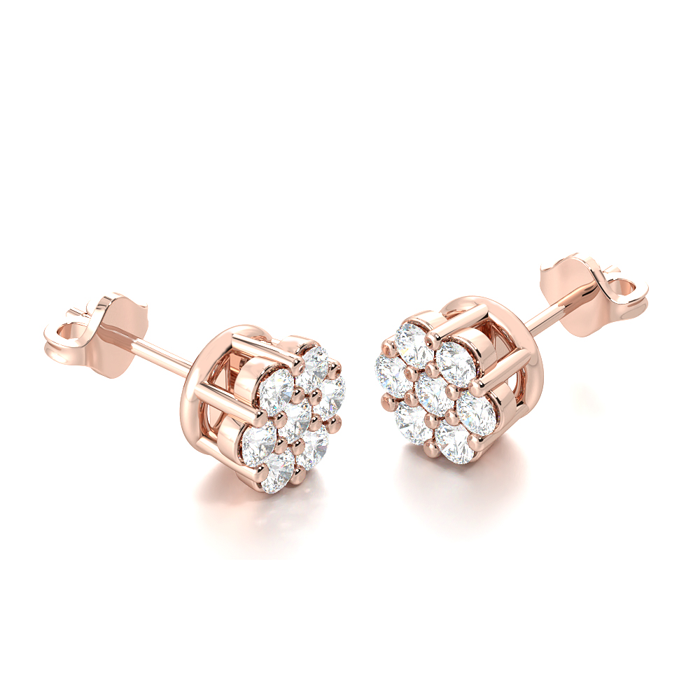 diamond stud earrings – Charu Jewels