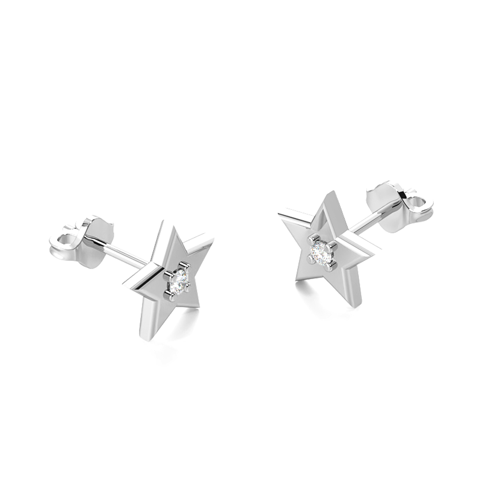 Twain StarDiamond Earring