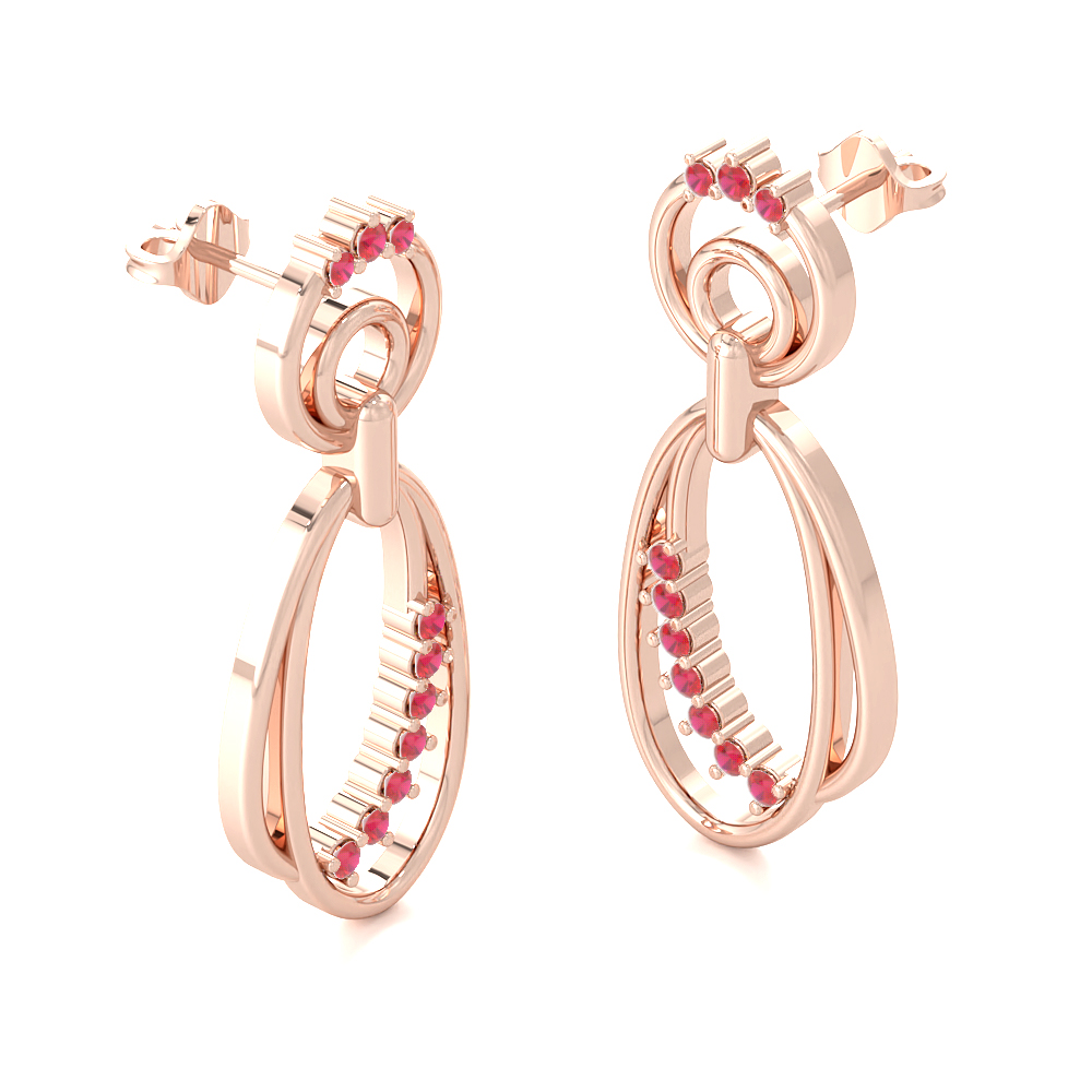 Sankal RubyGemstone Earrings