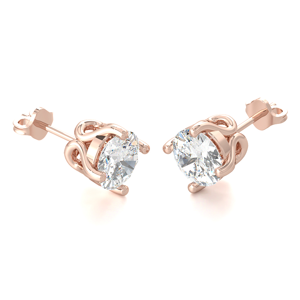 DelightLab Grown Diamond Earrings