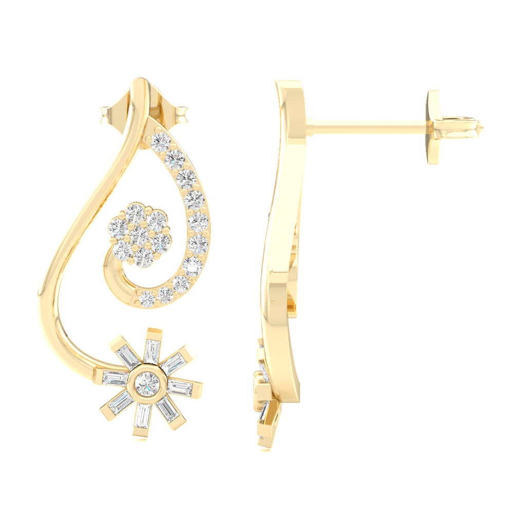 QuadraDiamond Earring