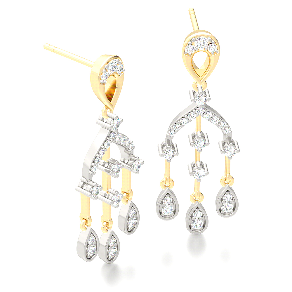 Plumeria Drop EarringEarrings