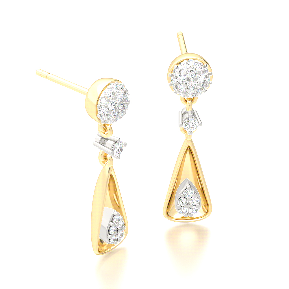 Trigon Drop EarringDrop Earrings