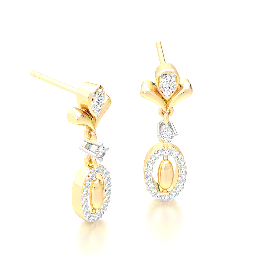 Tiger LilyDiamond Earring