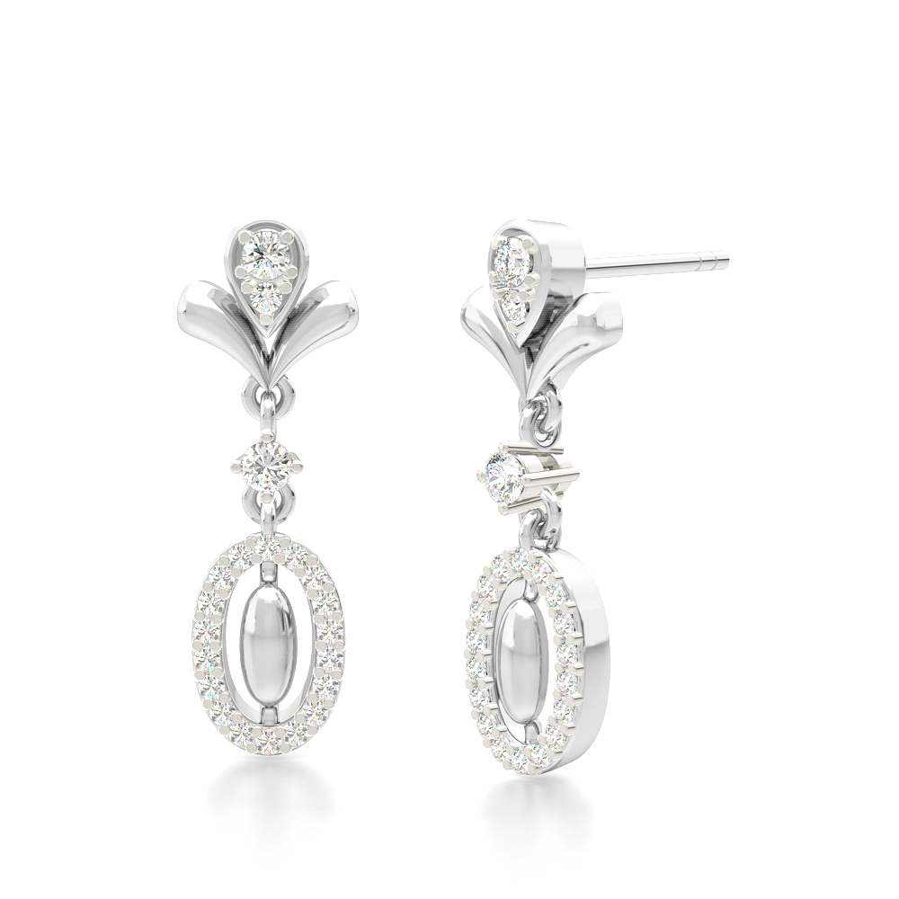 Tiger LilyDiamond Earring