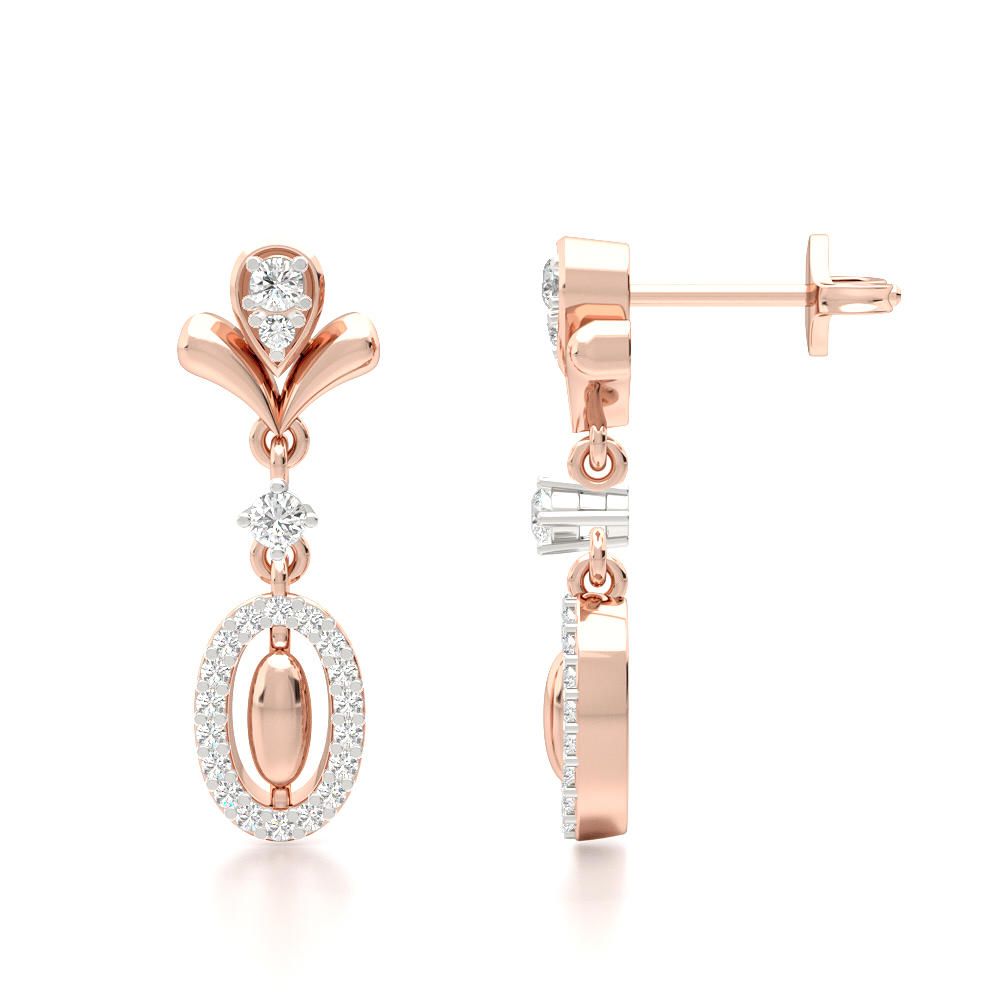 Tiger LilyDiamond Earring