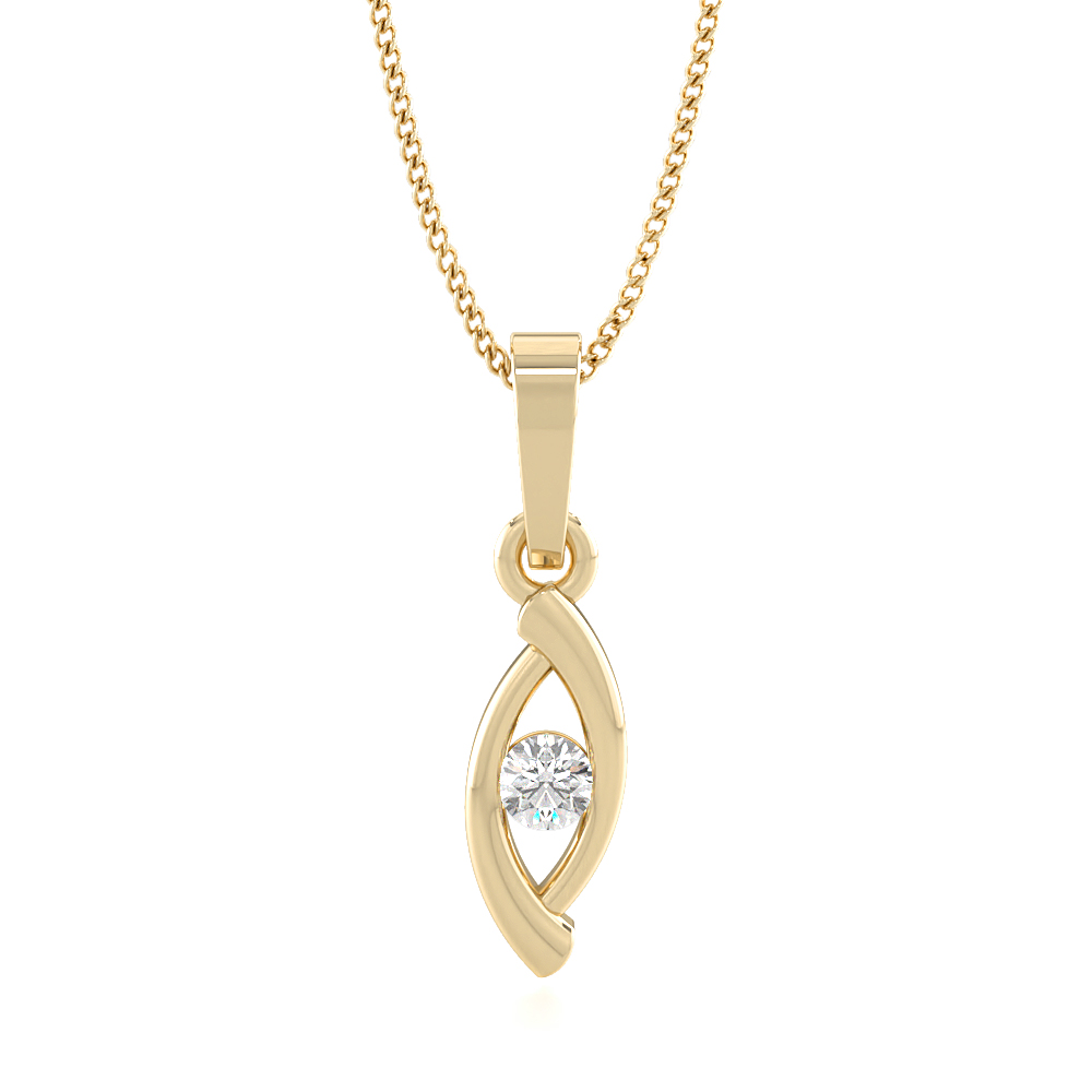 BellatrixSolitaire Diamond Pendants