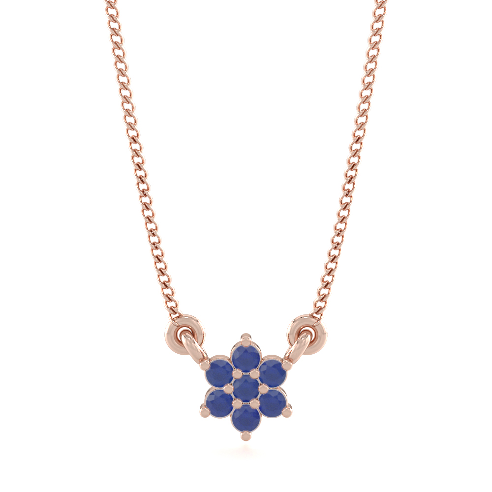 Polaris Blue SapphireGemstone Pendants