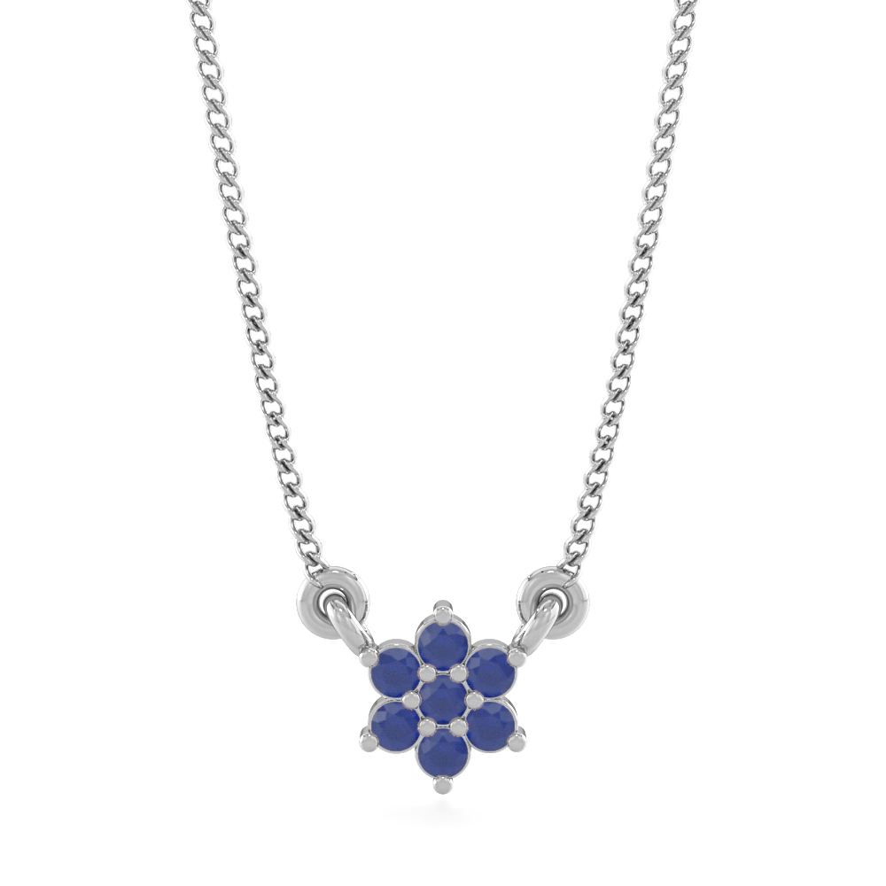 Polaris Blue SapphireGemstone Pendants