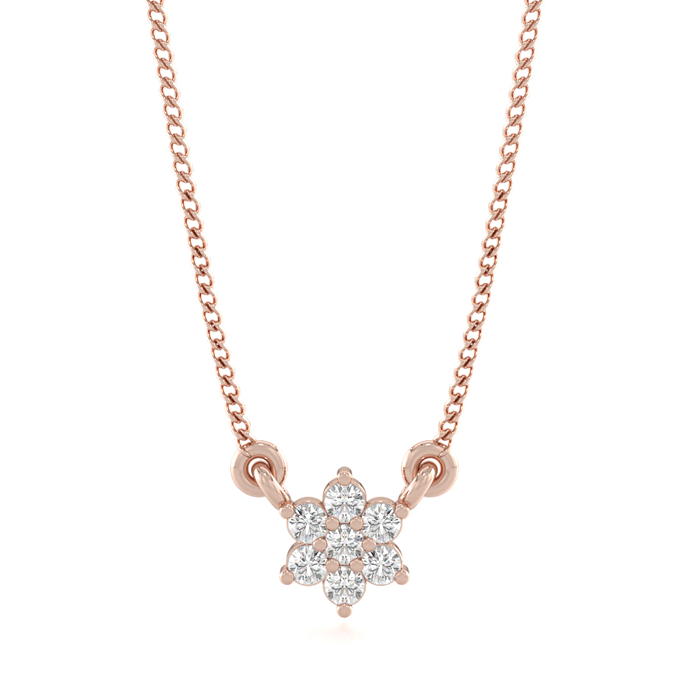 PolarisCluster Diamond Pendants