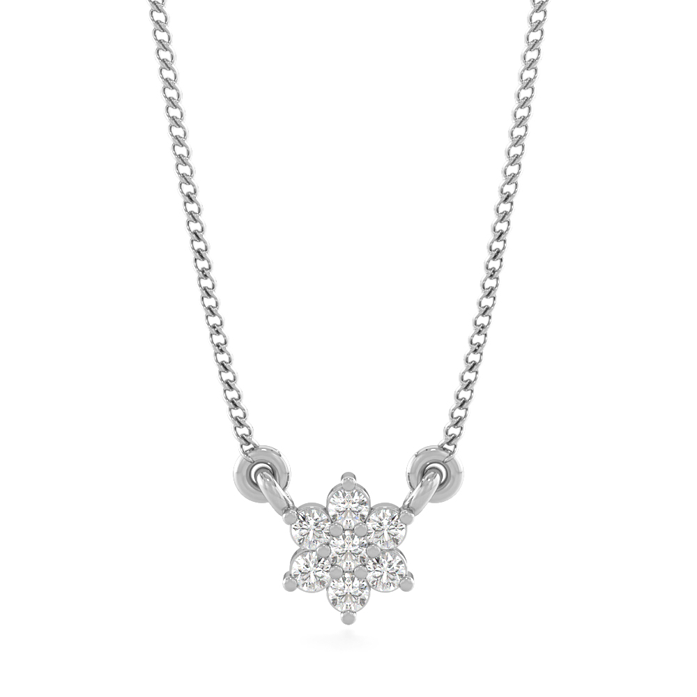 PolarisCluster Diamond Pendants