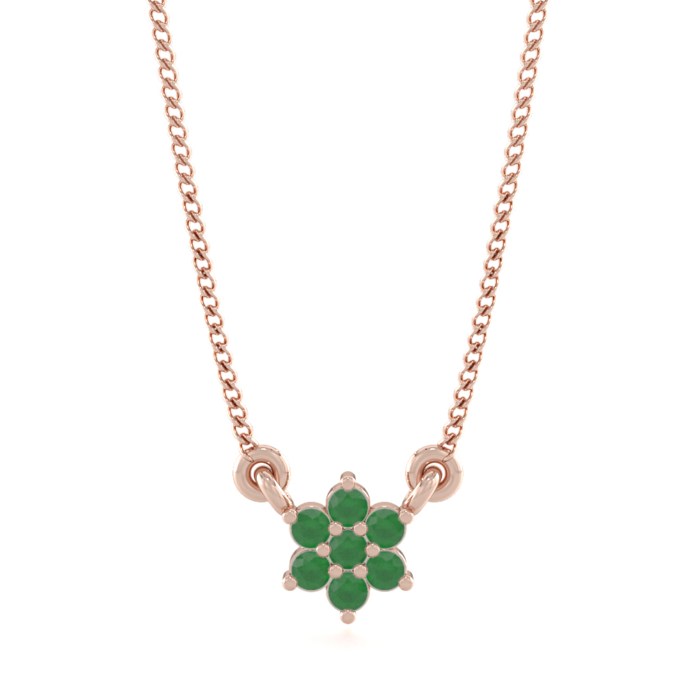 Polaris Green EmeraldGemstone Pendants