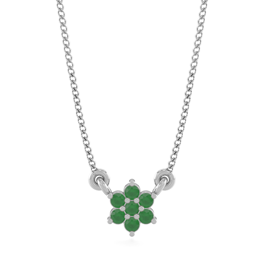 Polaris Green EmeraldGemstone Pendants