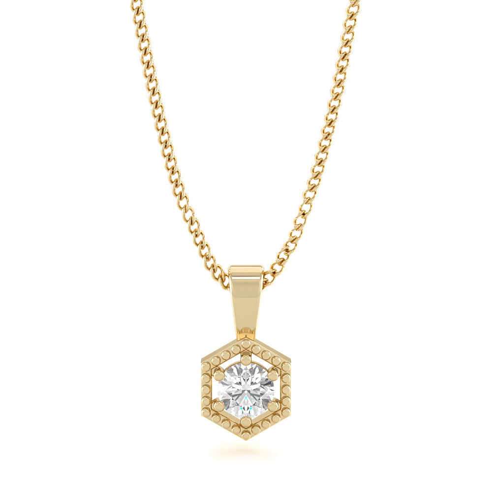 LarissaSolitaire Diamond Pendants