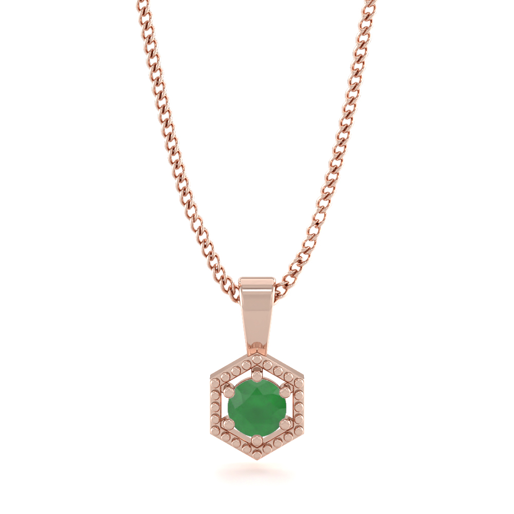 Larissa Green EmeraldGemstone Pendants