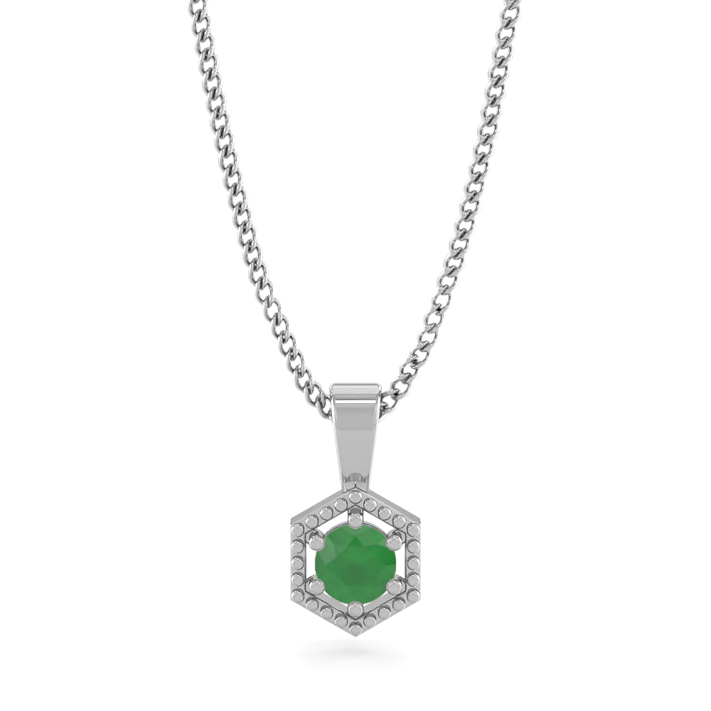 Larissa Green EmeraldGemstone Pendants
