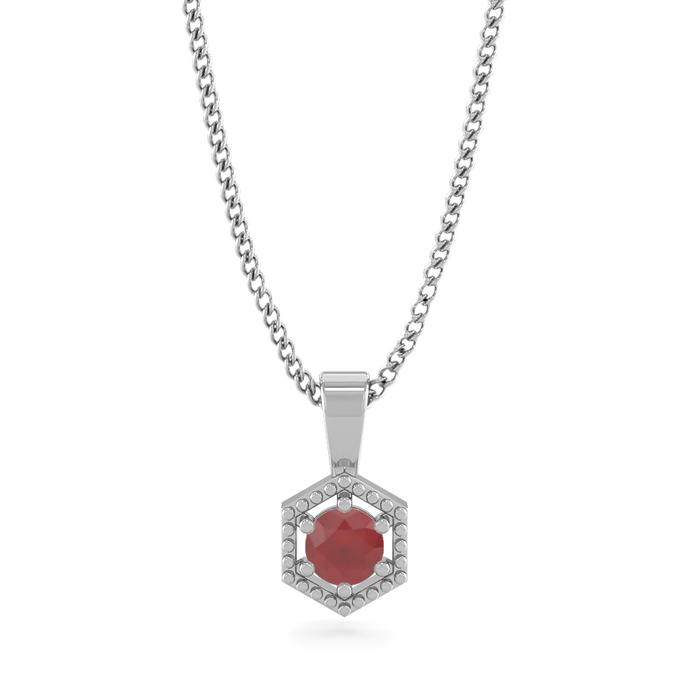 Larissa RubyGemstone Pendants