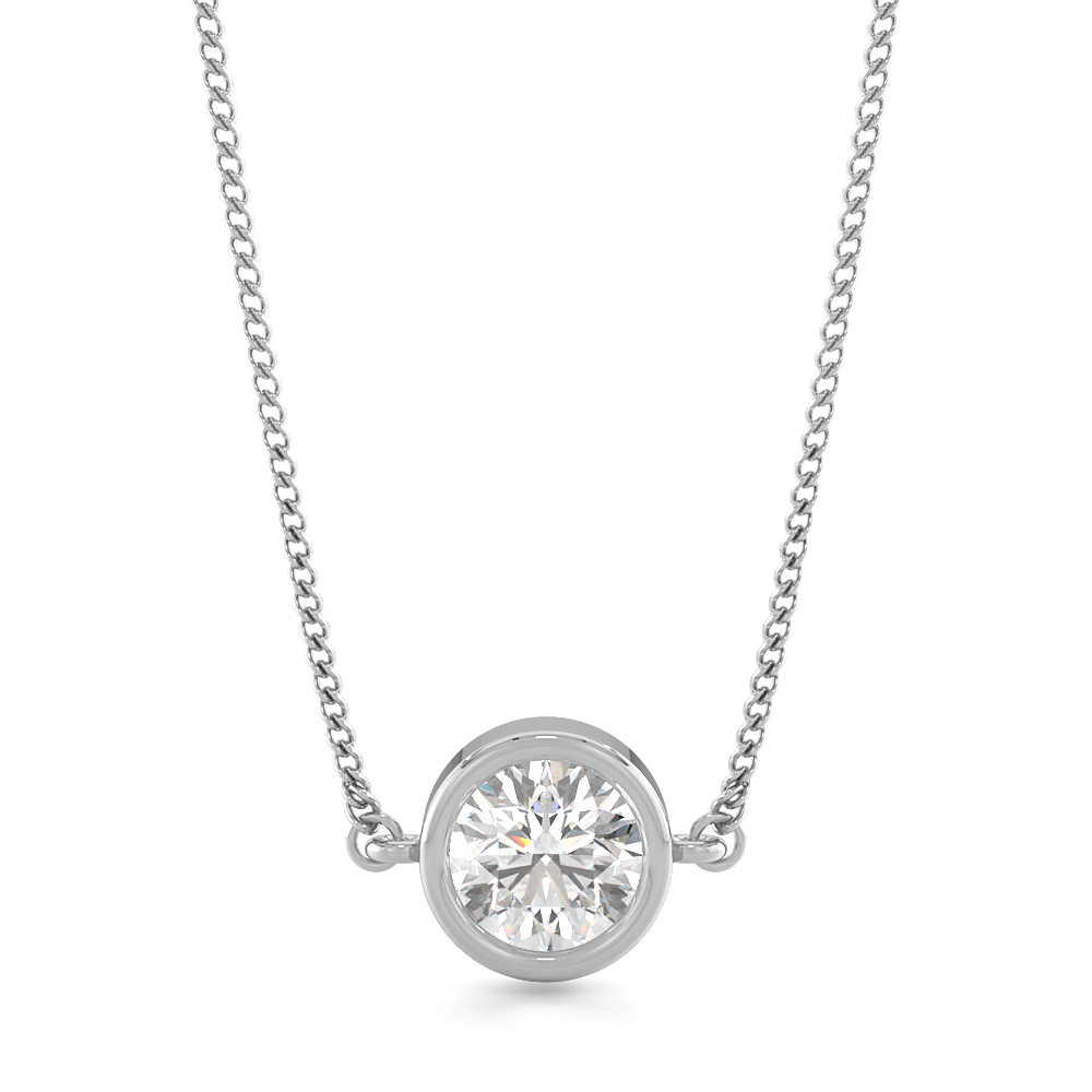 Classic Round Lab Grown Diamond Pendants