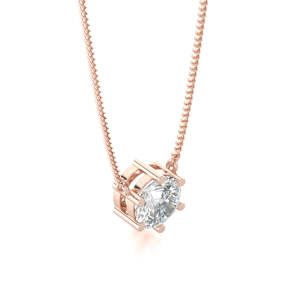 LyraSolitaire Diamond Pendants