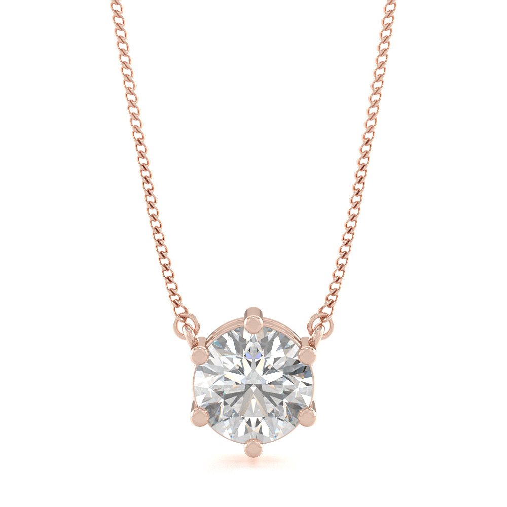 LyraSolitaire Diamond Pendants