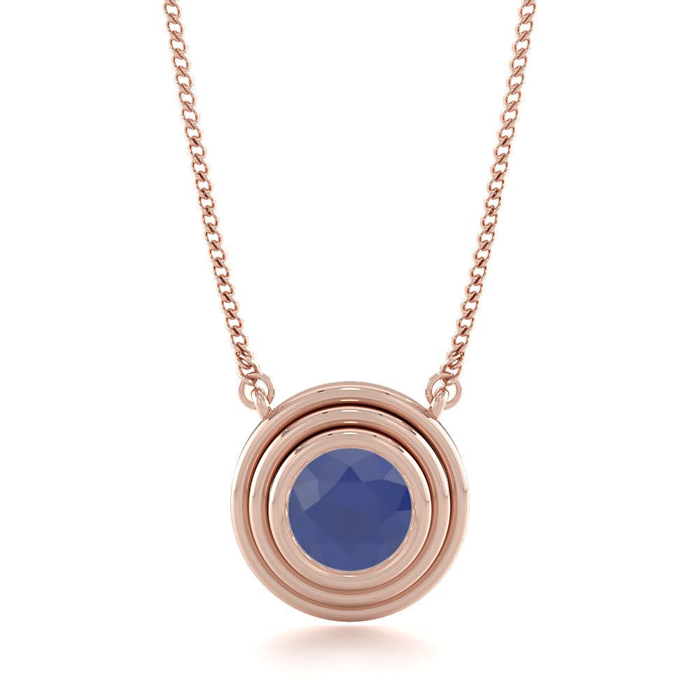 Rigel Blue SapphireGemstone Pendants