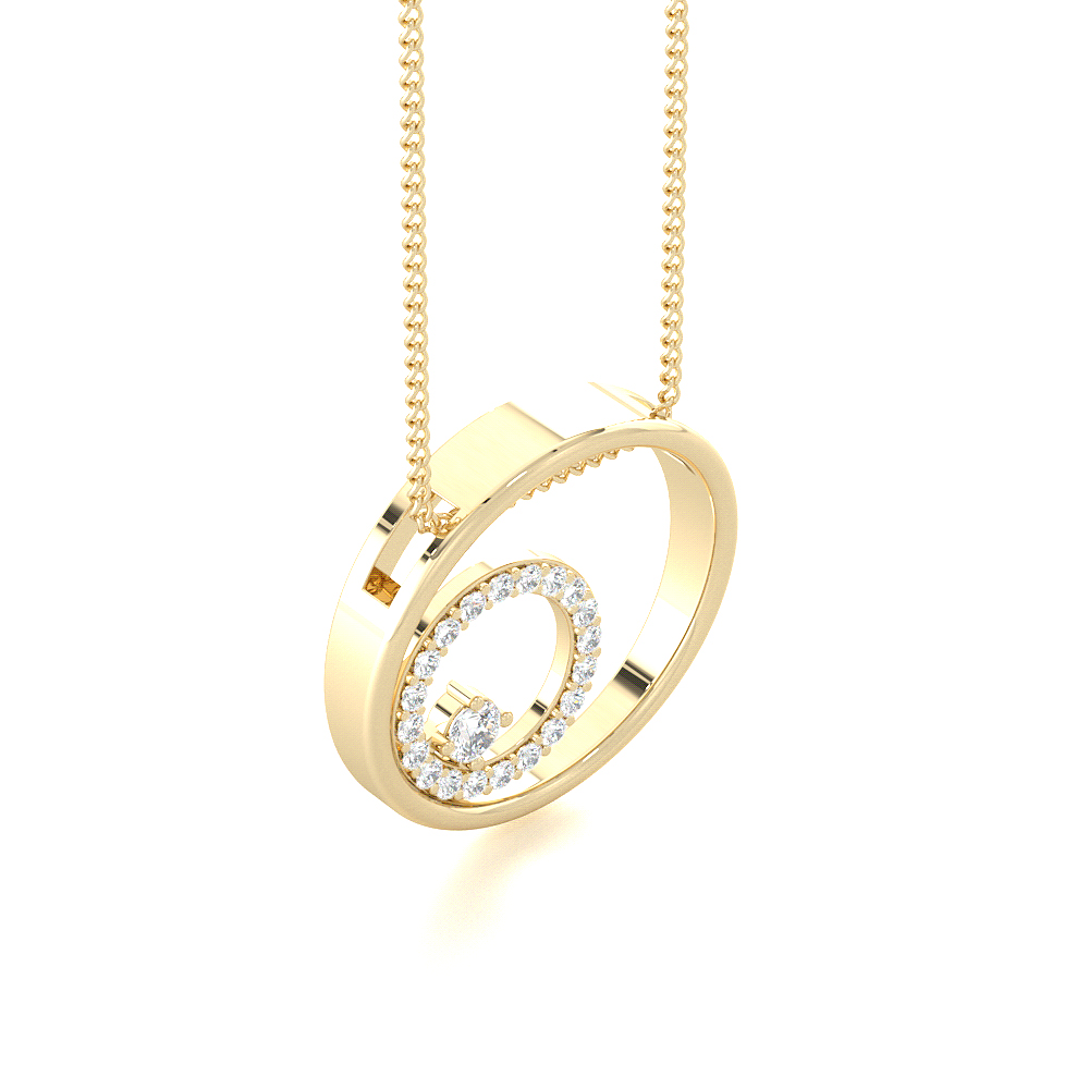 SirusCircle Diamond Pendants