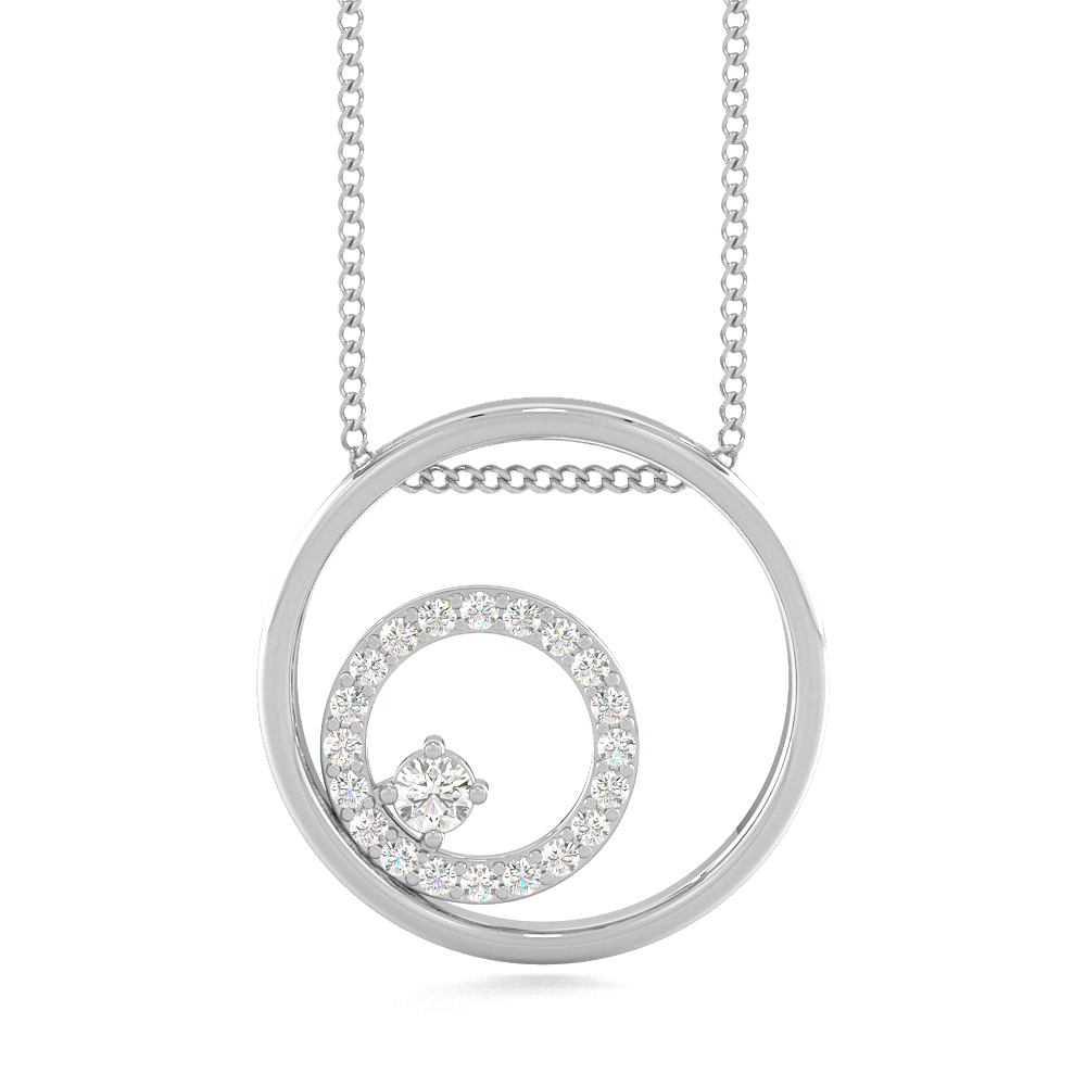 SirusCircle Diamond Pendants