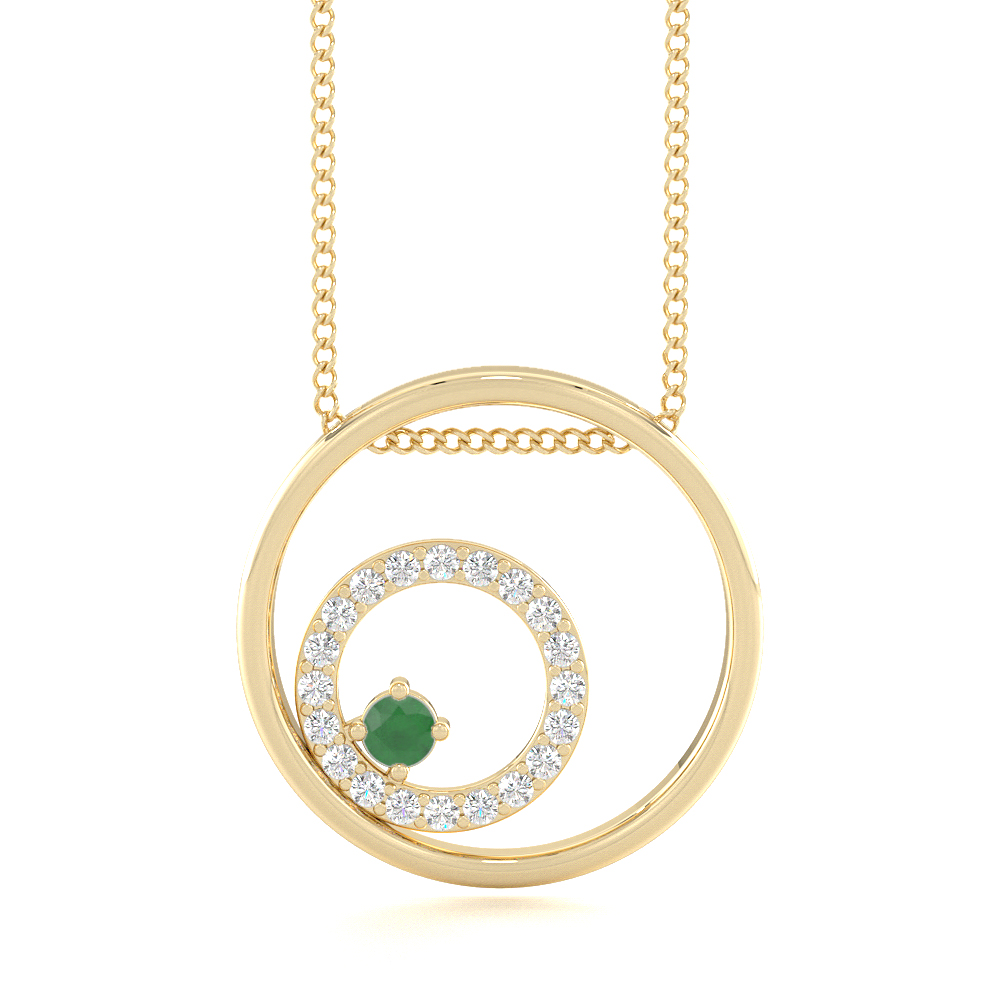 Sirus Green EmeraldGemstone Pendants