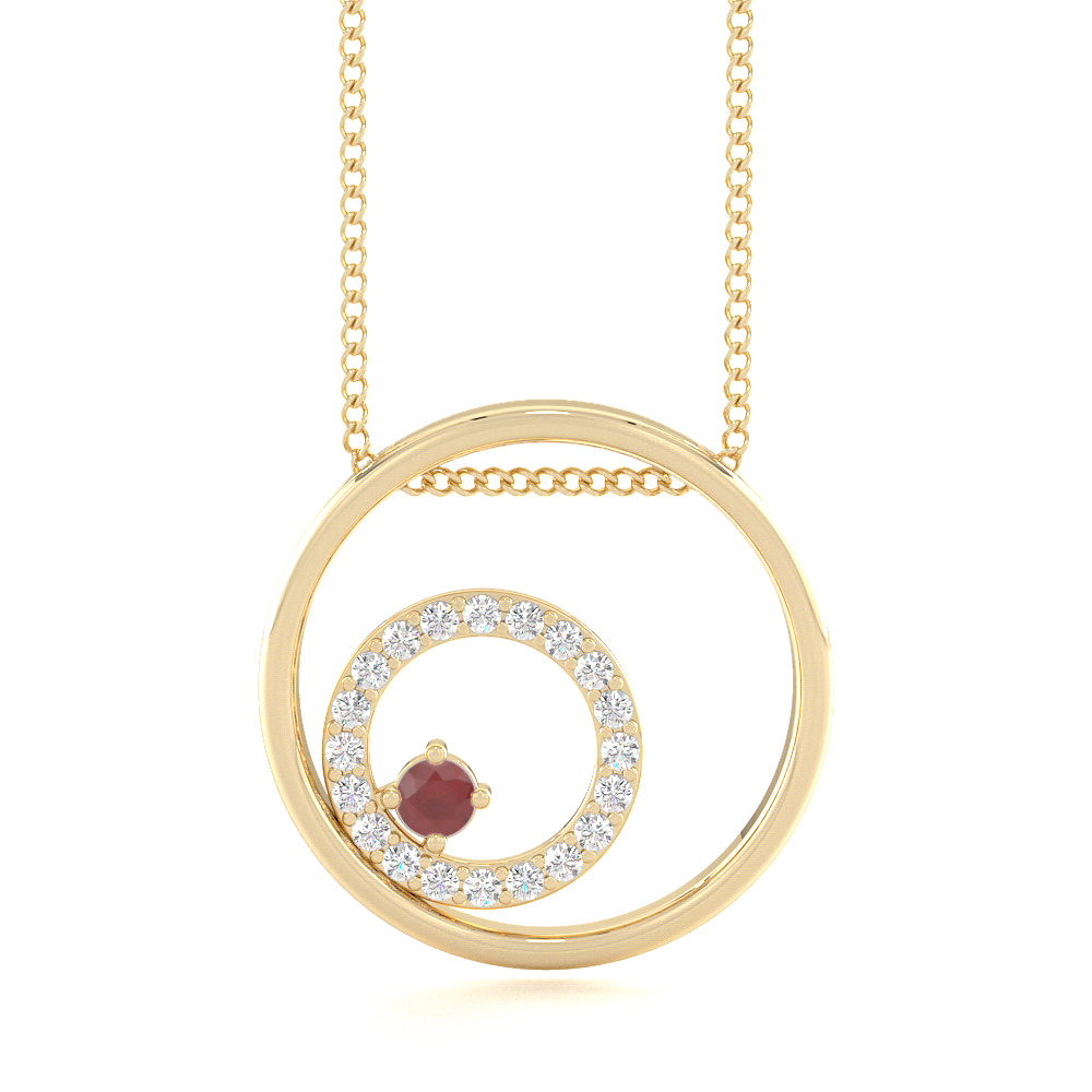 Sirus RubyGemstone Pendants