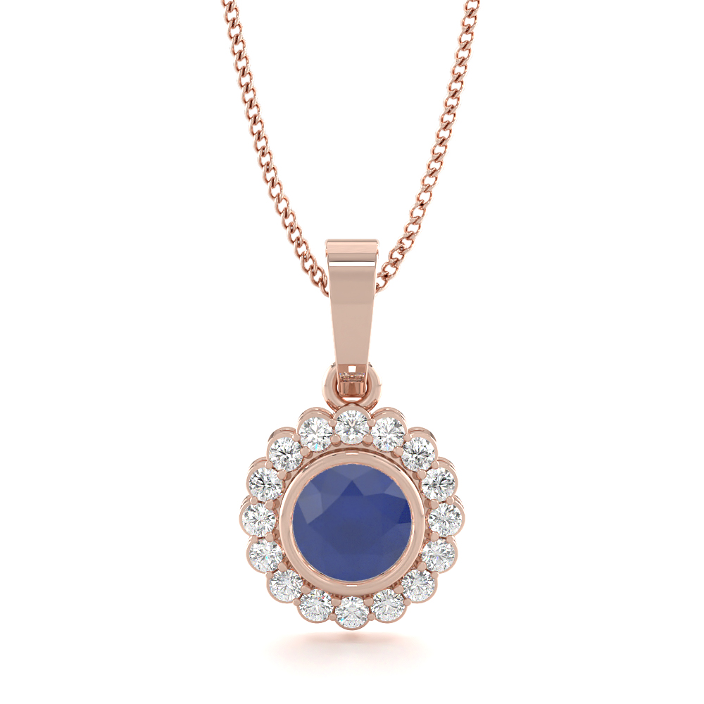 Raistar Blue SapphireGemstone Pendants