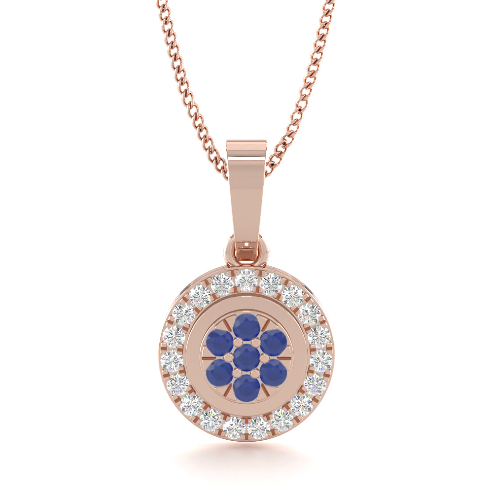 Rohini Blue SapphireGemstone Pendants