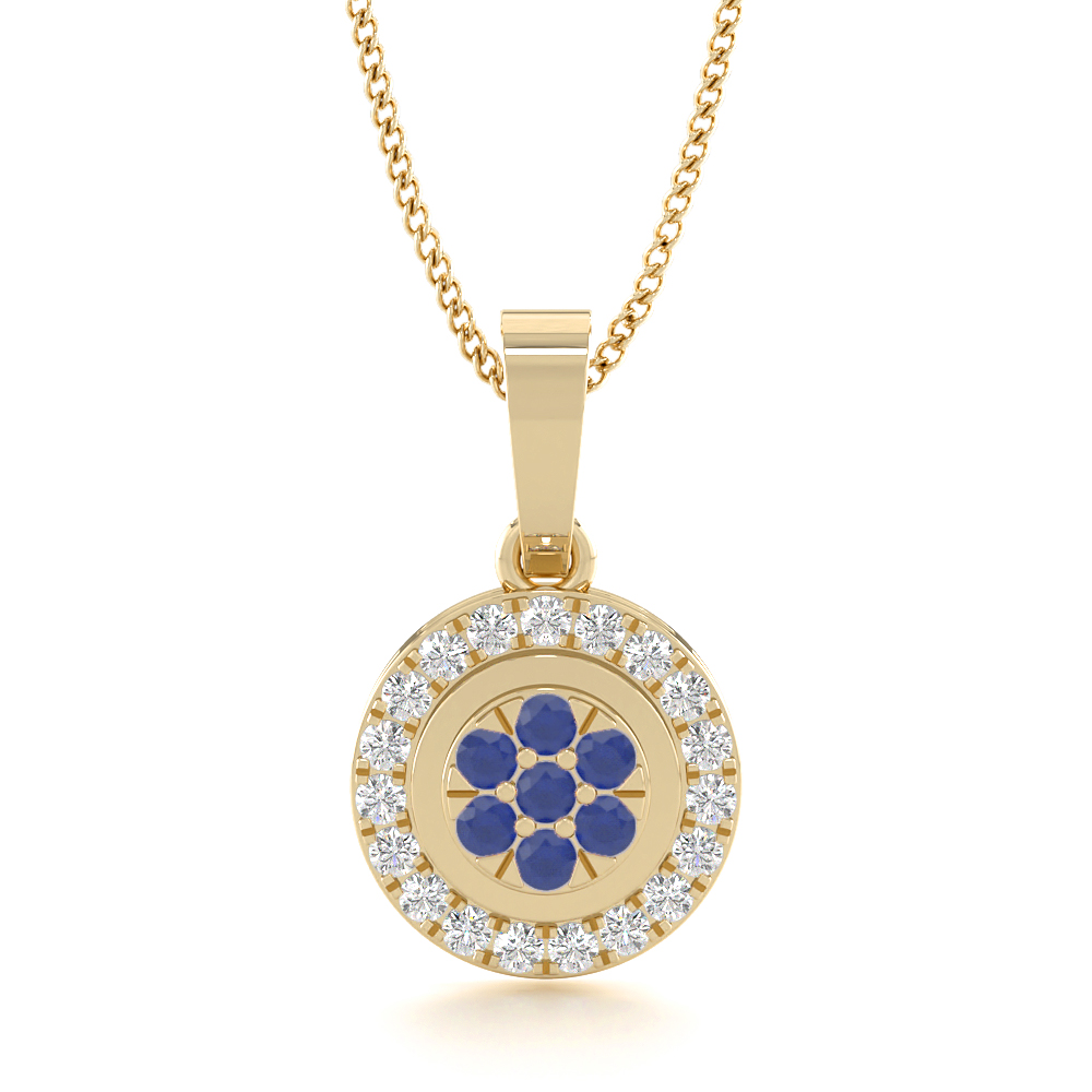 Rohini Blue SapphireGemstone Pendants