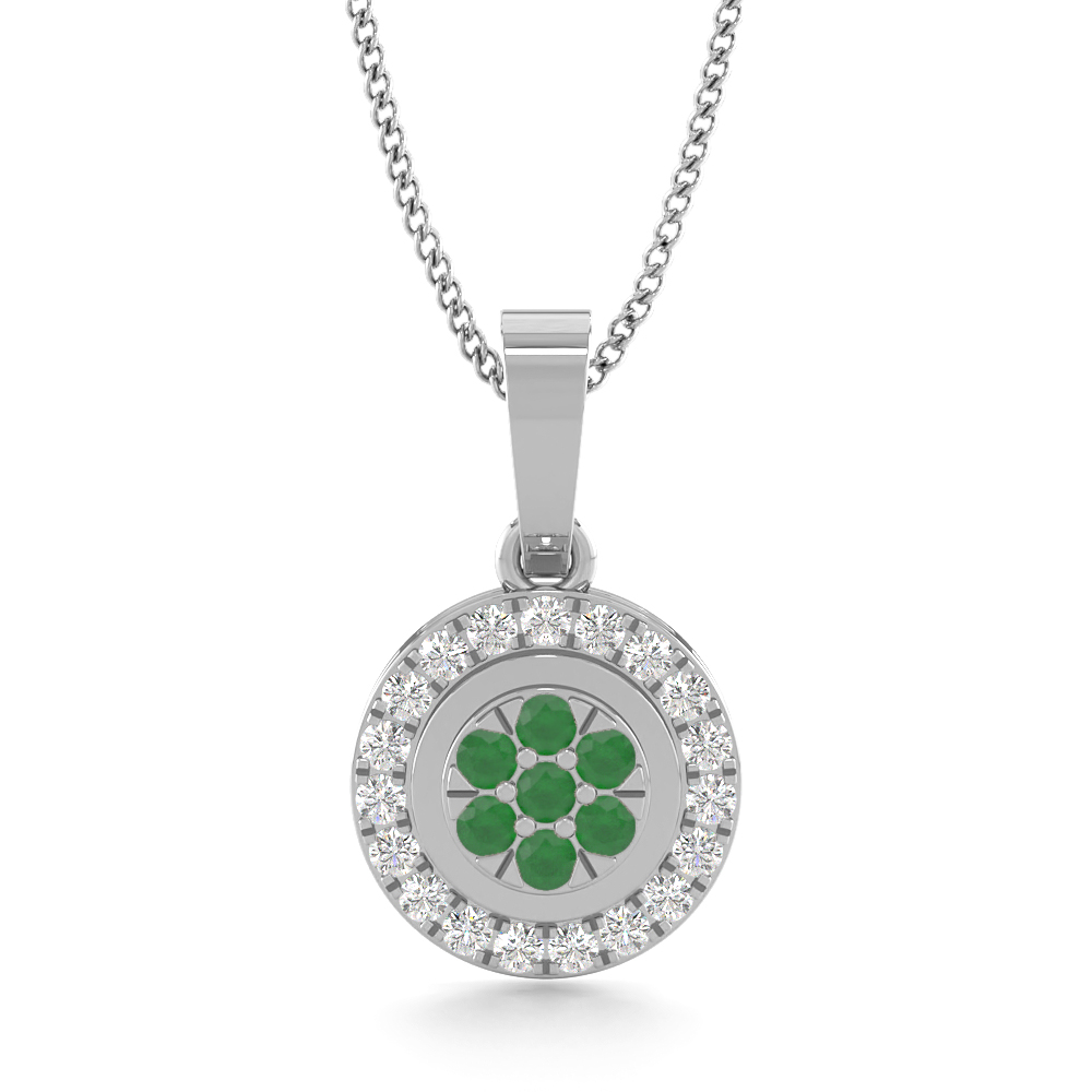 Rohini Green EmeraldGemstone Pendants