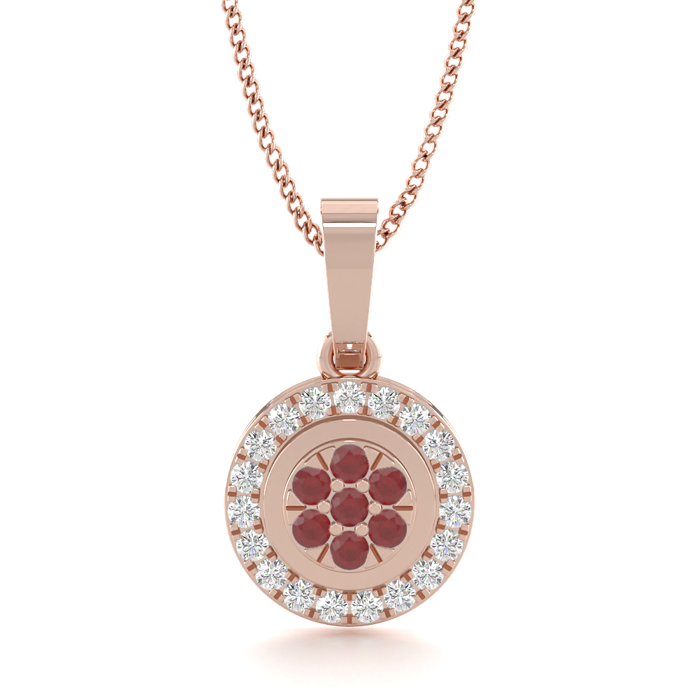 Rohini RubyGemstone Pendants