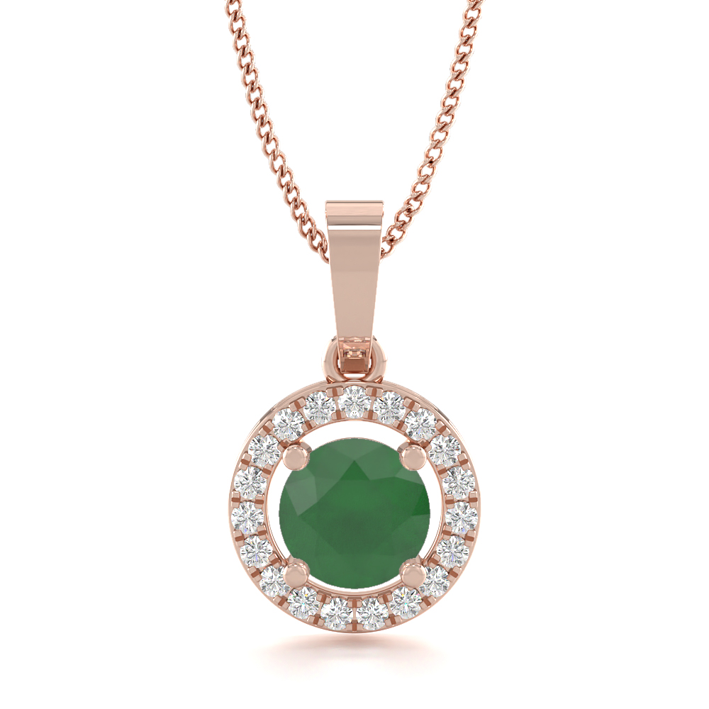 Ardra Green EmeraldGemstone Pendants
