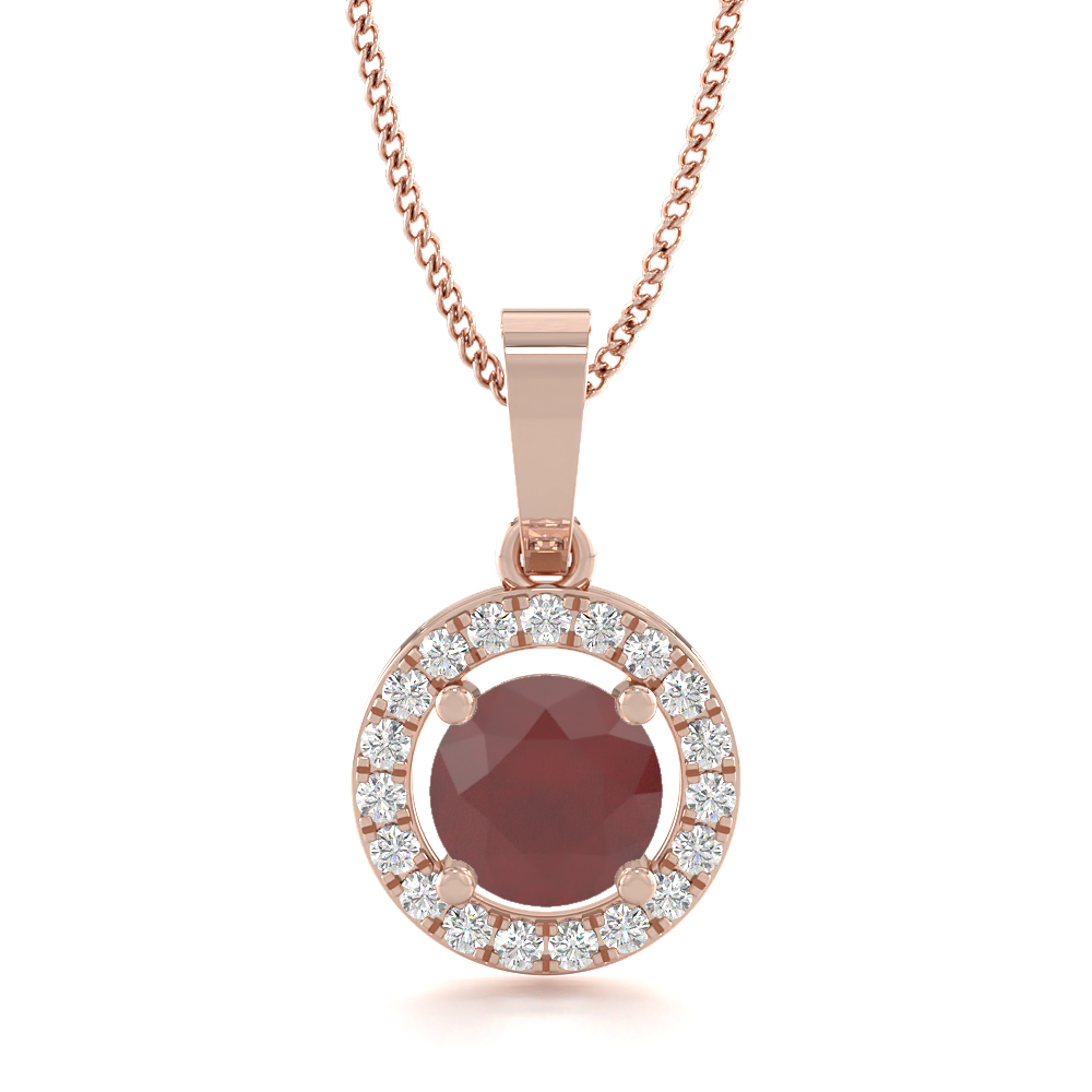 Ardra RubyGemstone Pendants