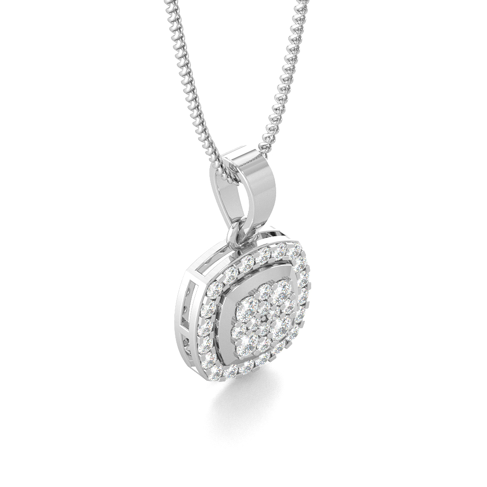 BharaniCluster Diamond Pendants