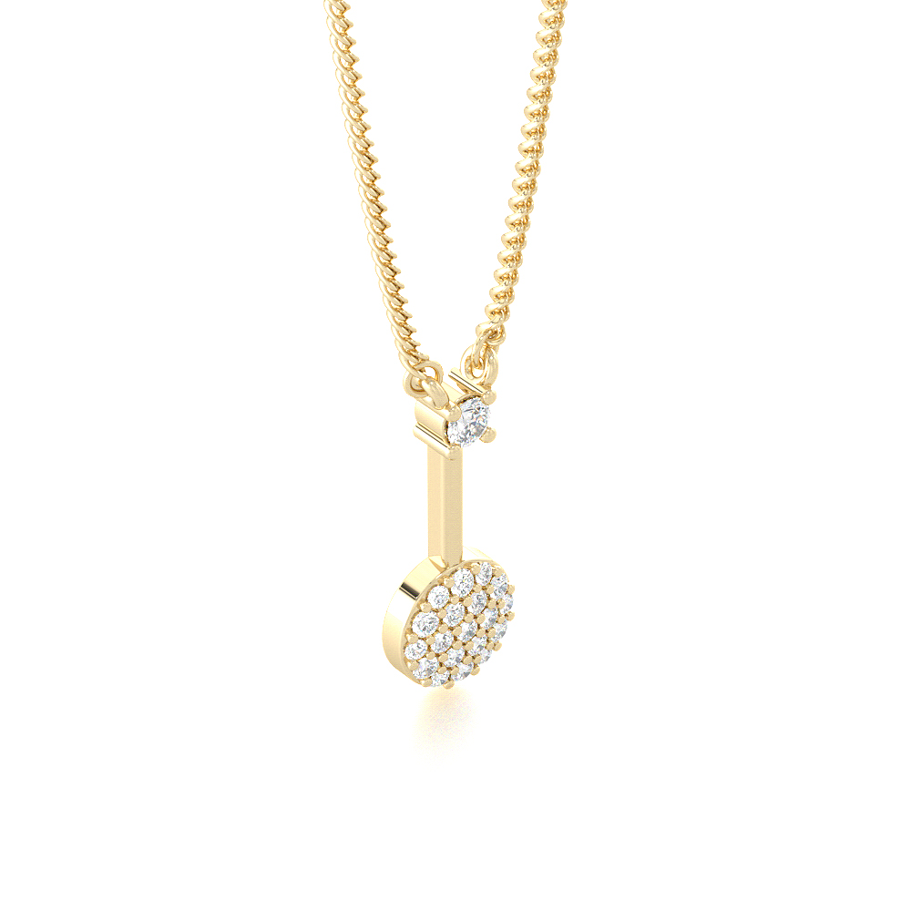 PurvaCluster Diamond Pendants