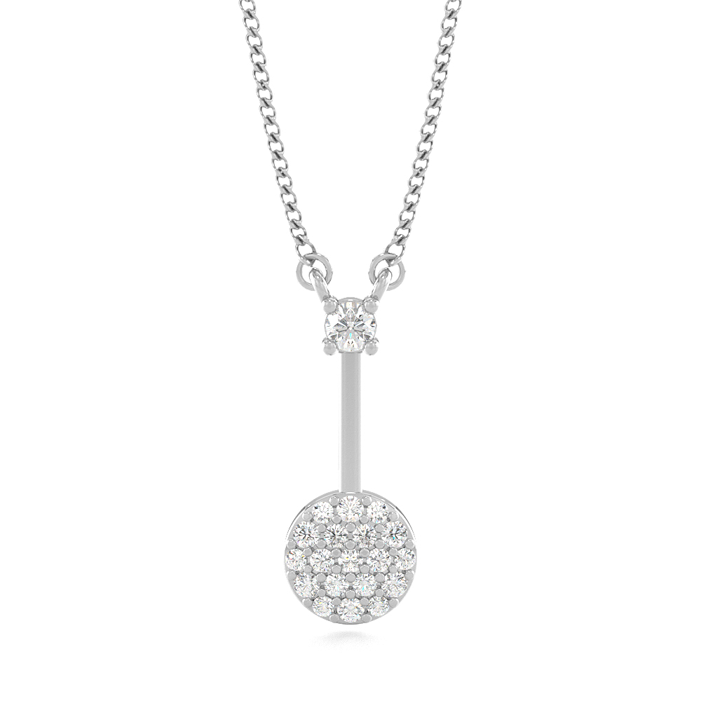 PurvaCluster Diamond Pendants