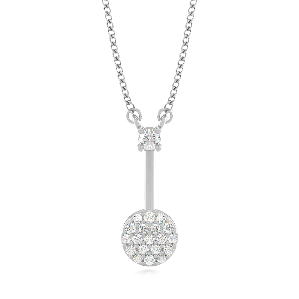 PurvaCluster Diamond Pendants