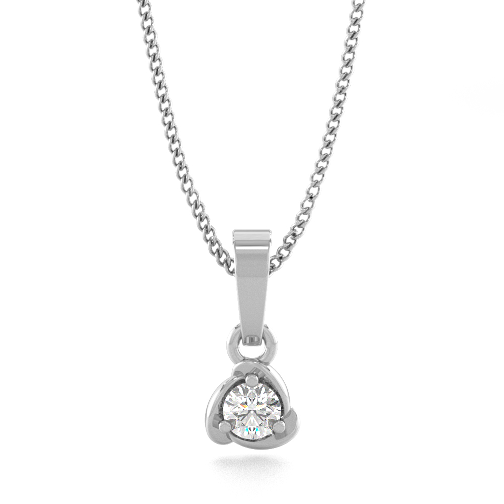 AjanaSolitaire Diamond Pendants