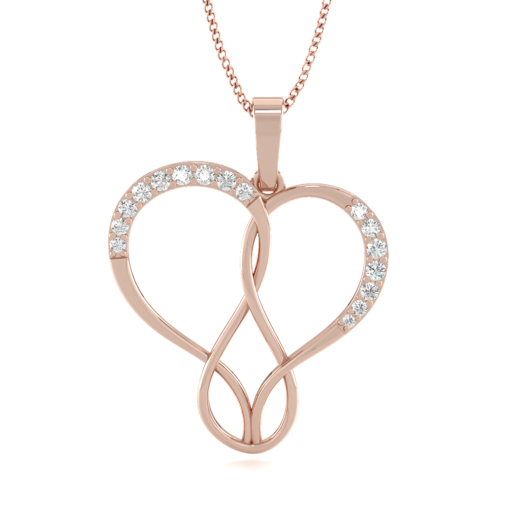 VivdhaHeart Diamond Pendants