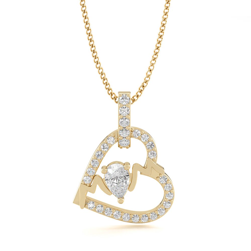 VyanaHeart Diamond Pendants