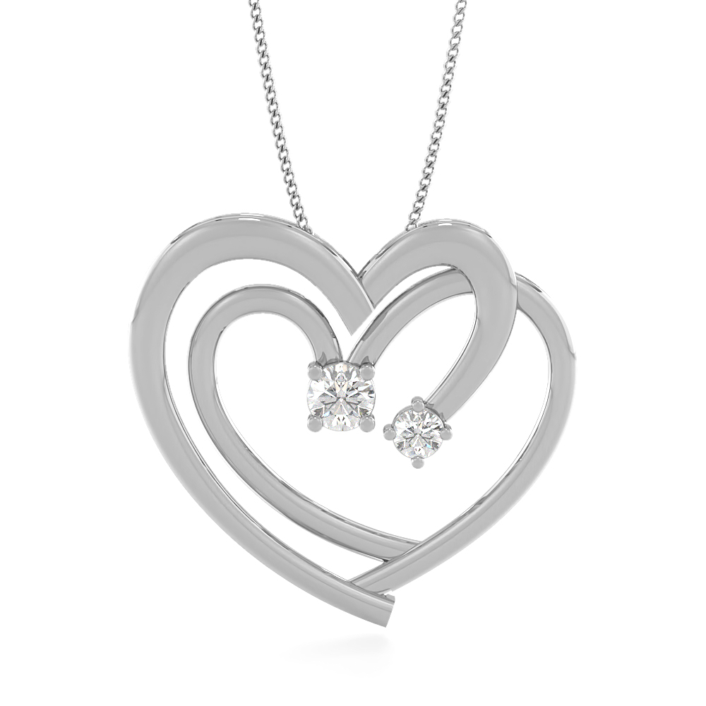 AureliaHeart Diamond Pendants