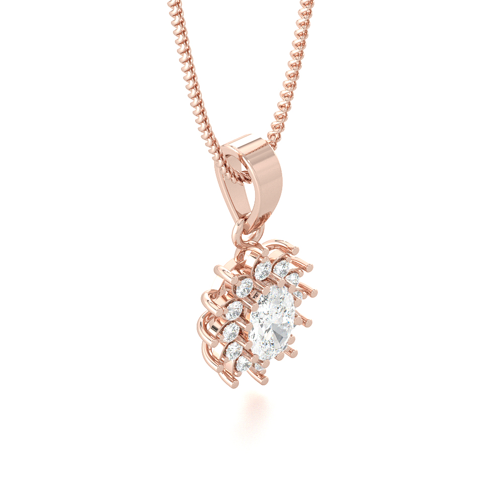 Lovely LadaliyaCluster Diamond Pendants