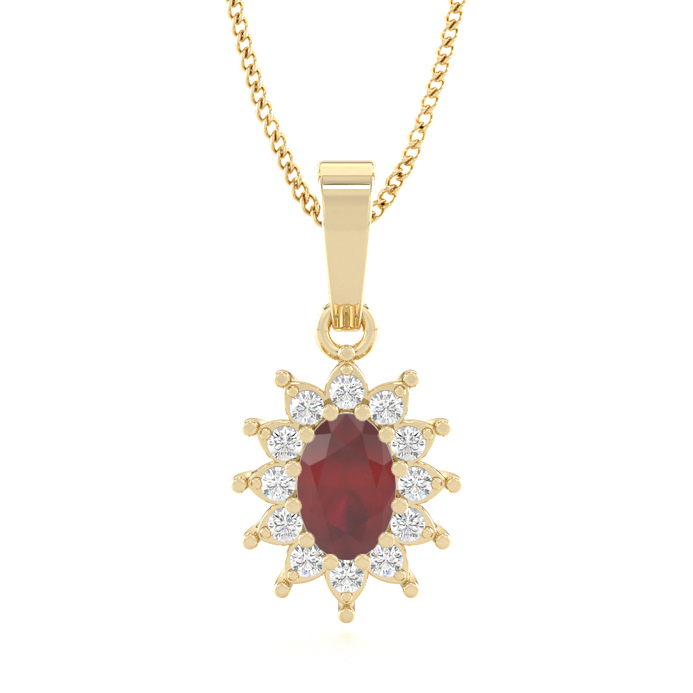 Lovely Ladaliya RubyGemstone Jewellery