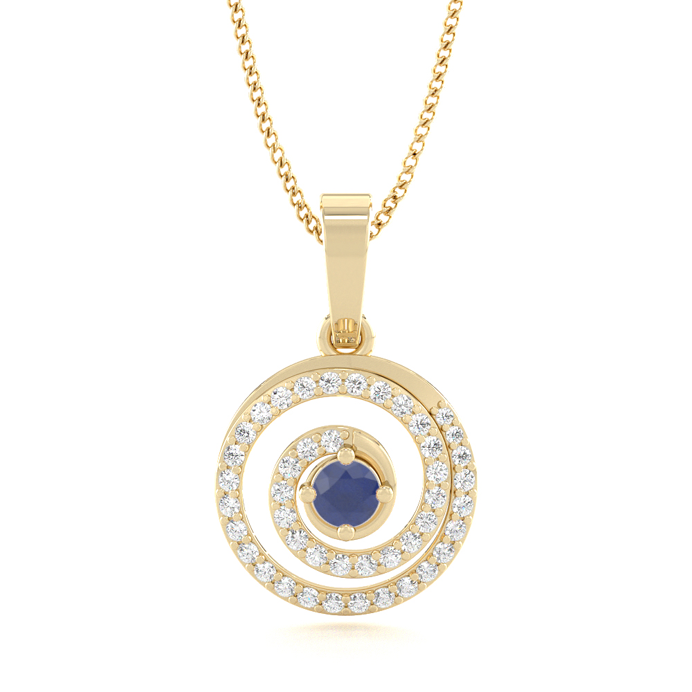 Swril Blue Sapphire