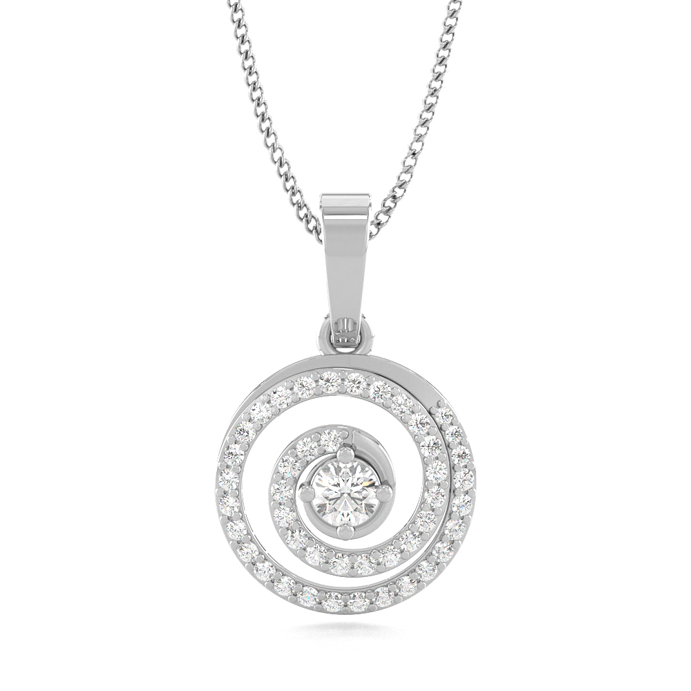 SwrilCircle Diamond Pendants